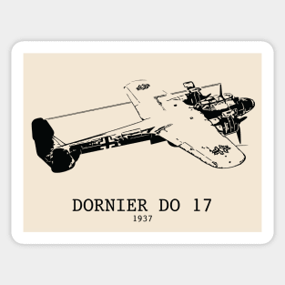 Dornier Do 17 WWII German Light Bomber Sticker